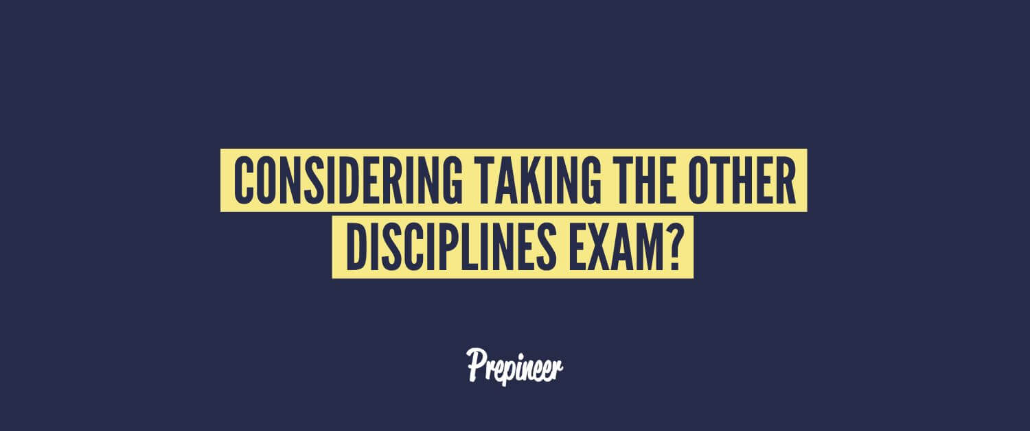 Considering To Take The Other Disciplines Exam? Read This. 2 Considering taking the other disciplines exam? | fe exam