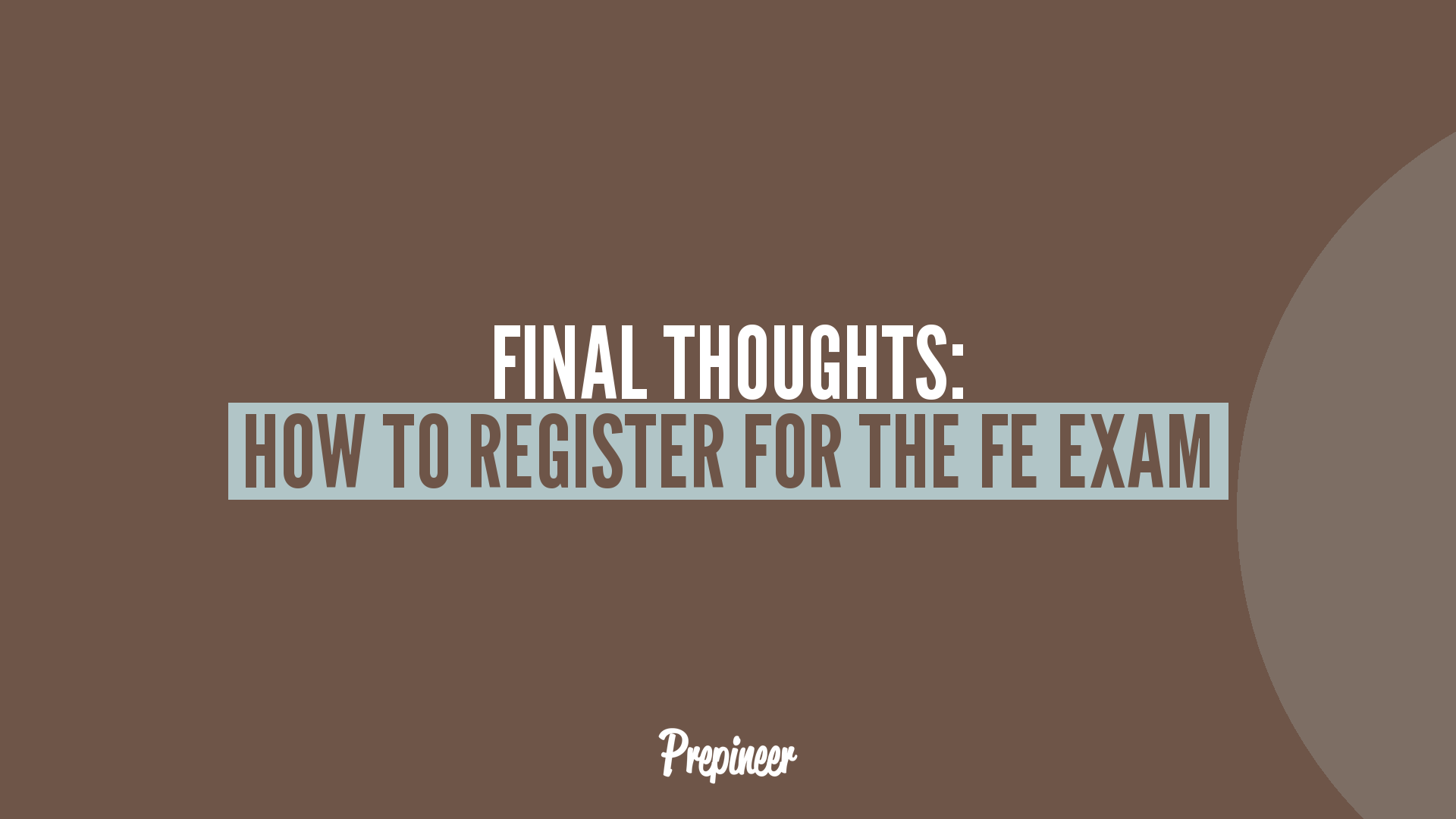 How To Register For The Fe Exam: Step-By-Step Guide 8 Final thoughts on how to register for the fe exam