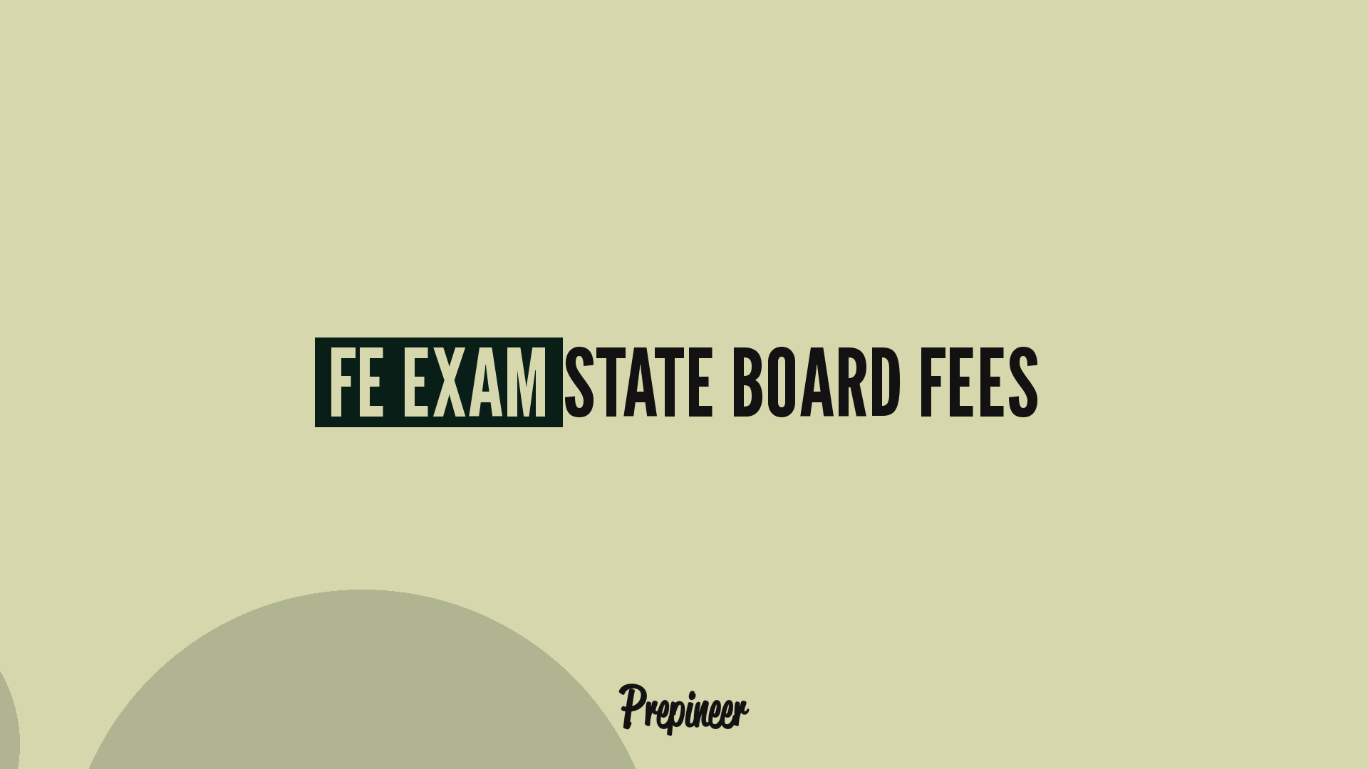 How Much Does The Fe Exam Cost? Complete Breakdown 4 Fe exam state board fees — additional costs by state