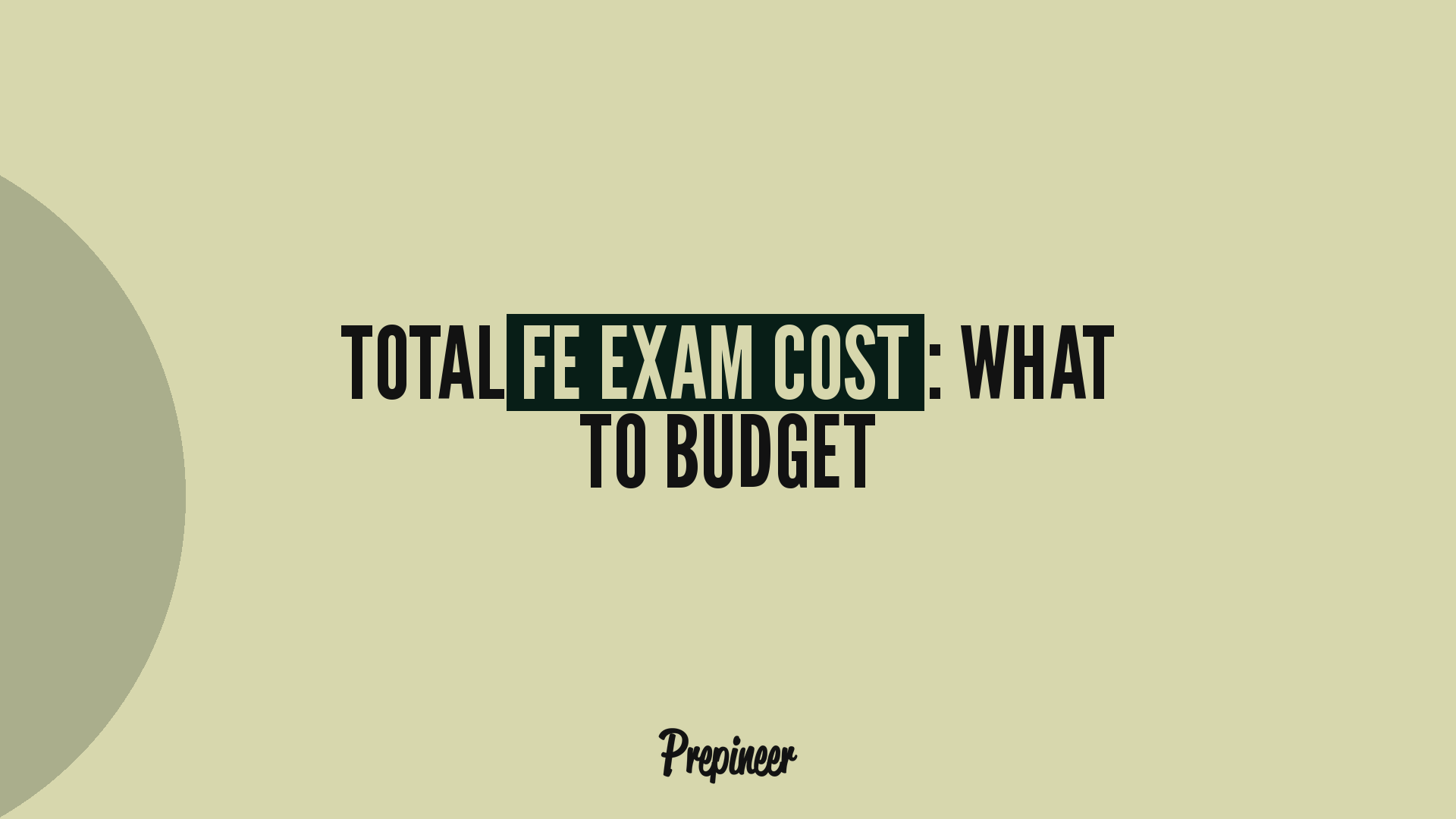 How Much Does The Fe Exam Cost? Complete Breakdown 7 Total fe exam cost — what to budget for the full process