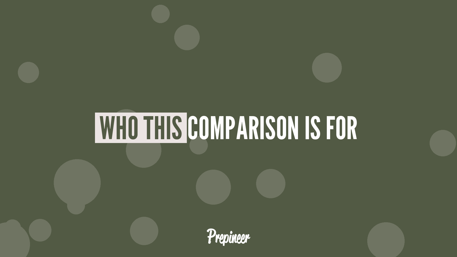 Prepineer Vs Prepfe: Which Is Right For You? 3 Who the prepineer vs prepfe comparison is for