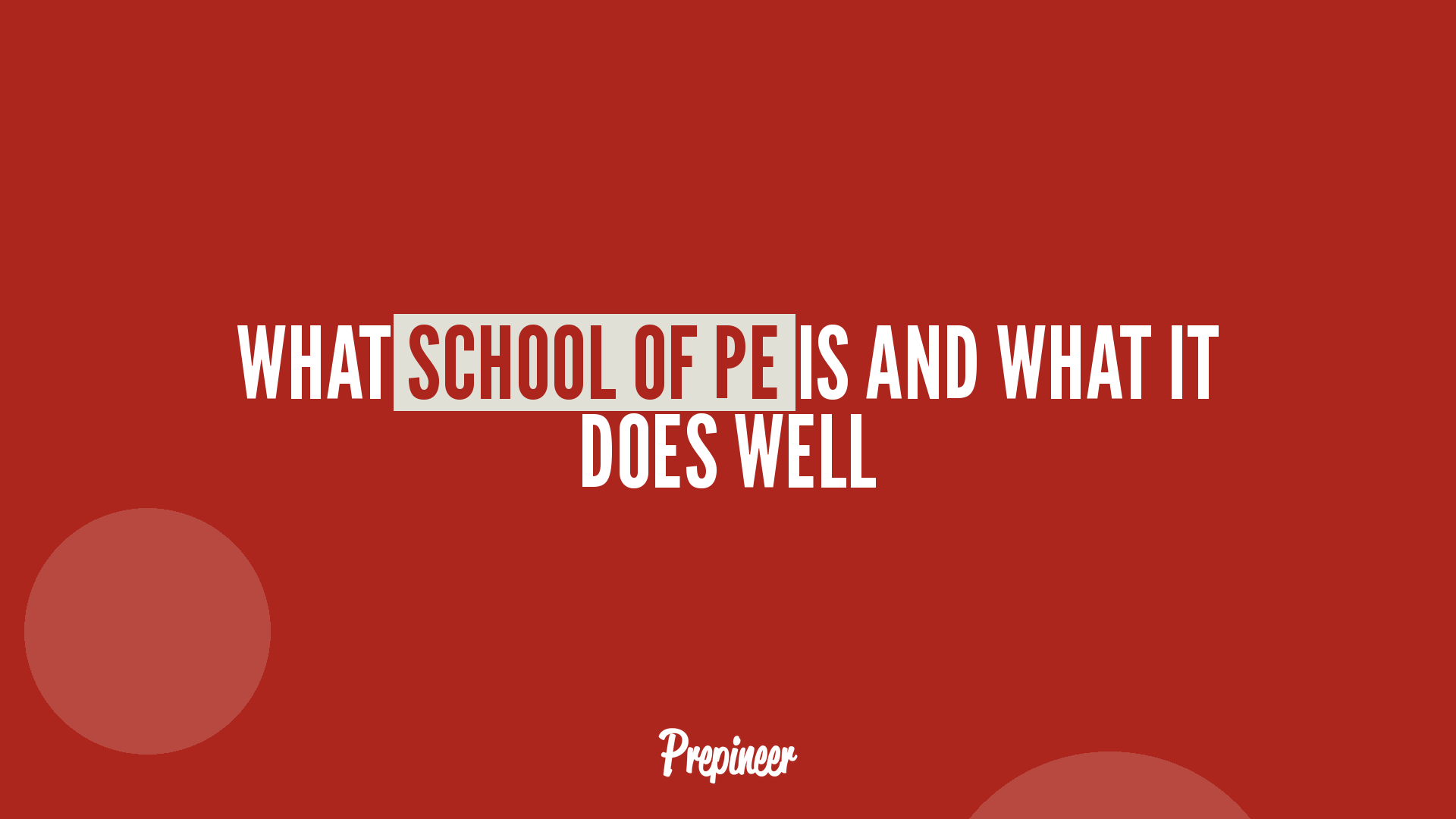 What school of pe fe exam prep offers — honest overview